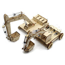 STEM Toys for Children Educational Science Experiment Technology Toy Set  DIY Hydraulic Excavator Model Puzzle Painted Kids Toys
