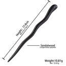 Adornos de joyería japonesa para el cabello para mujeres, alfileres de palos de madera tradicionales, accesorios para la cabeza diy, horquillas informales para todos los días