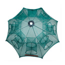 Folded Portable Hexagon 4/6/8/12/16 Hole Automatic Fishing Shrimp Trap Fishing Net Fish Shrimp Minnow Crab Baits Cast Mesh Trap