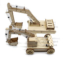 STEM Toys for Children Educational Science Experiment Technology Toy Set  DIY Hydraulic Excavator Model Puzzle Painted Kids Toys
