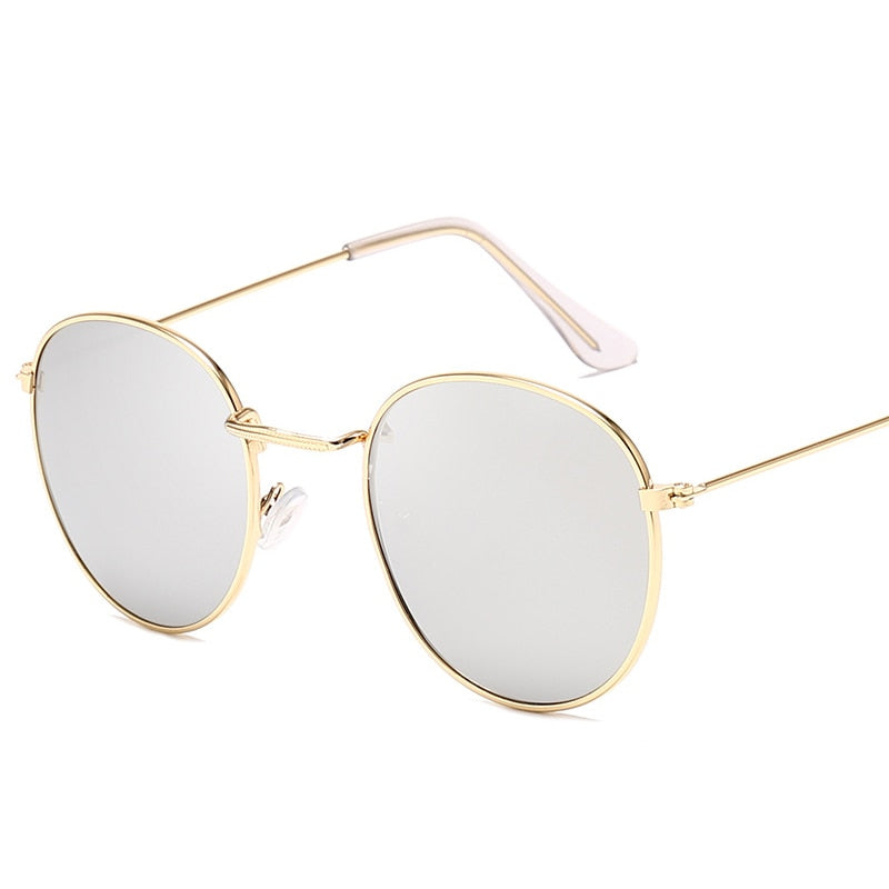 LeonLion Classic Round Alloy Sunglasses Women Brand Designer Sunglasses Small Frame Sun Glasses Vintage Metal Oculos Feminino