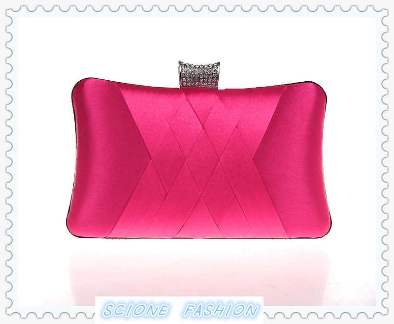 Women Clutch Bags Satin Bride Bag Purse Designer Gentle Evening Bags Party Handbag Wedding Clutch Wallet Shoulder Bag 7395