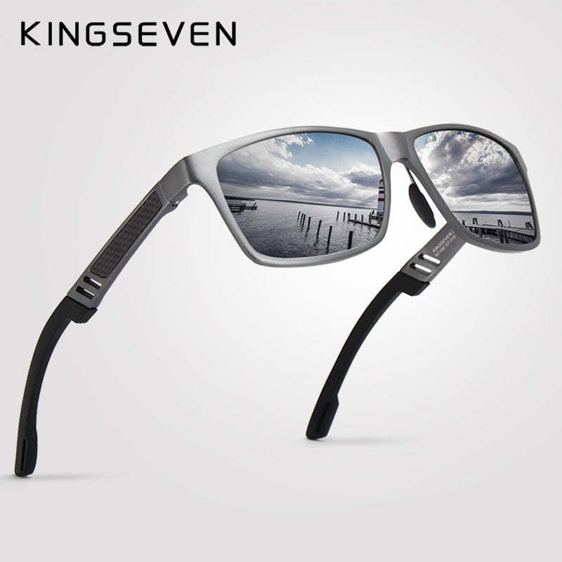 New KINGSEVEN Polarized Sunglasses Men Brand Designer Male Vintage Sun Glasses Eyewear oculos gafas de sol masculino