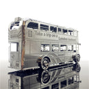 MMZ MODEL Nanyuan 3D Metal model kits London Bus Car Assemble Model puzzle  I22207 2 sheets  DIY 3D Laser Cut Jigsaw Toy
