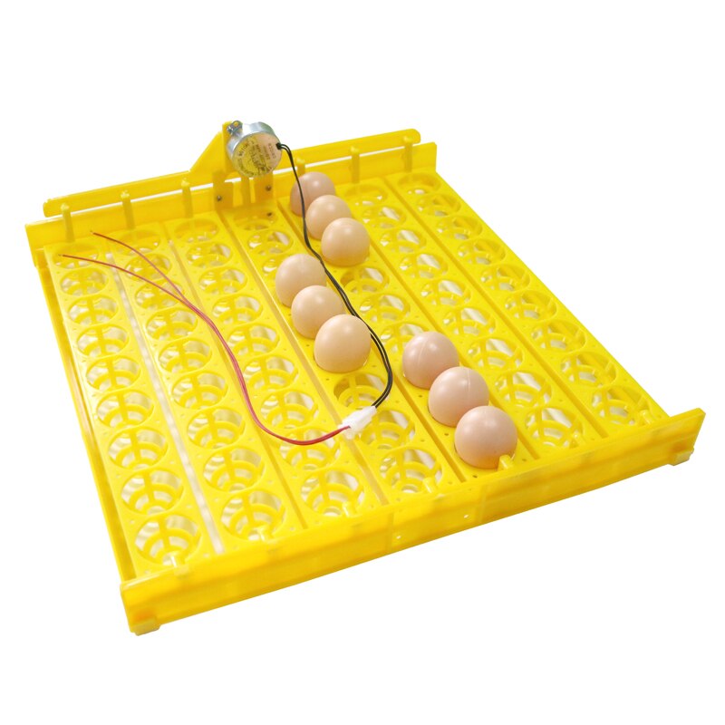 New 63 Eggs Incubator Turn Tray Geflügelbrutgeräte Hühner Enten und andere Geflügel Inkubatoren drehen automatisch Eier