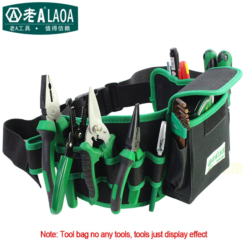 LAOA Repair Toolkit Multifunction Tool Pockets  600D Water-proof Oxford Cloth Repair Tools Package