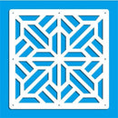 12 -piece 29x29 Cm Hanging Screens Living Room Parts Of Panels Partition Wall Art Diy Decoration White Wood Plastic yarn