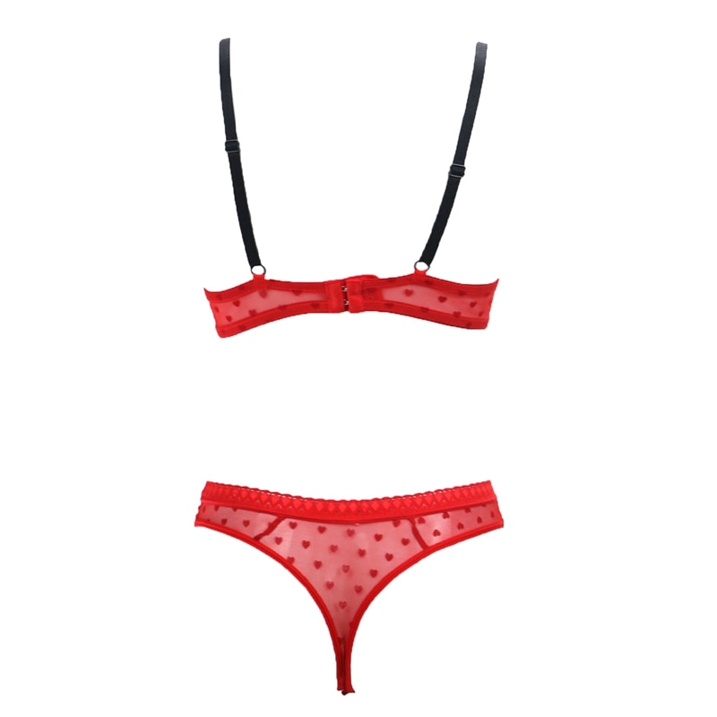 DAINAFANG Marke Dessous 36/80 38/85 40/90 42/95 BC Cup BH und Slip Sexy Kleidung Nachthemd Unterwäsche Sets Höschen für Damen