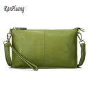 RanHuang Damen Echtes Leder Day Clutches Candy Farbe Umhängetaschen Damenmode Umhängetaschen Kleine Clutch Bags