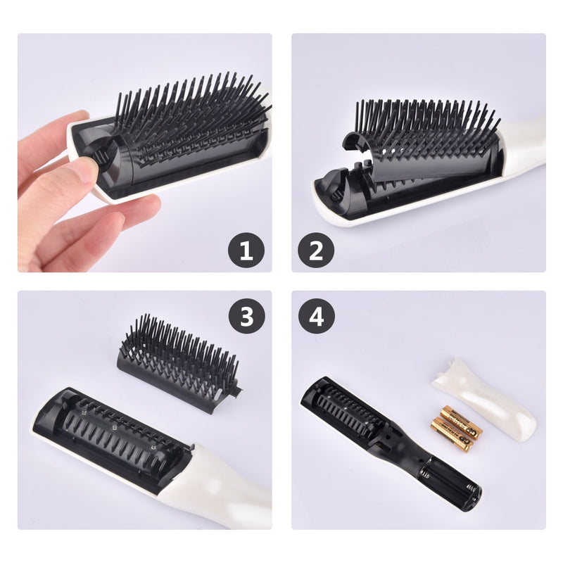 Hair Growth Care Electric Wireless Infrared Ray Massage Comb Hair follicle Stimulate Anti Dense Anti Hair-loss Head Massager