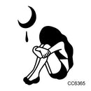 Rocooart New Arrival Tattoo Woman Taty Old School Fake Tattoo Body Art Temporary Tattoo Sticker For Female Couple Taty Sticker