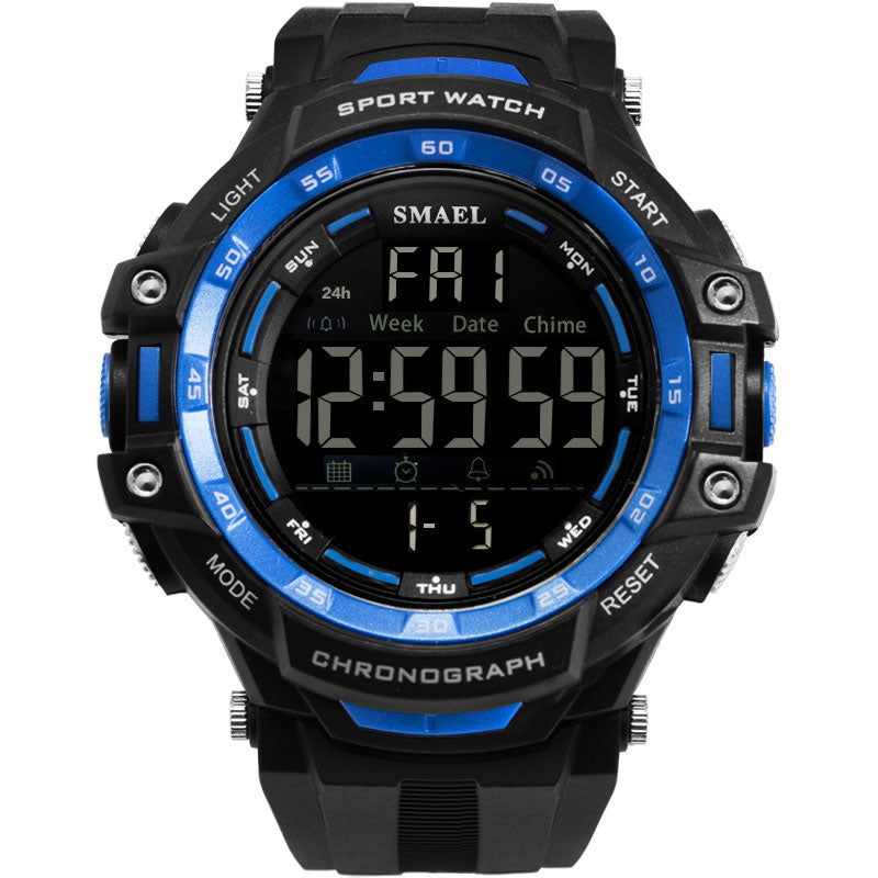 Relojes para hombre Luz LED digital Reloj SMAEL Shock Montre Relojes militares para hombre Marca superior de lujo 1350 Relojes de pulsera digitales Deportes