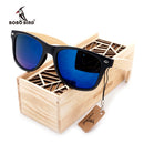 BOBO BIRD Quadratische Vintage-Sonnenbrille für Herren Damen Holz Sonnenbrille 2022 Retro Polarisierte Brille lunette de soleil femme