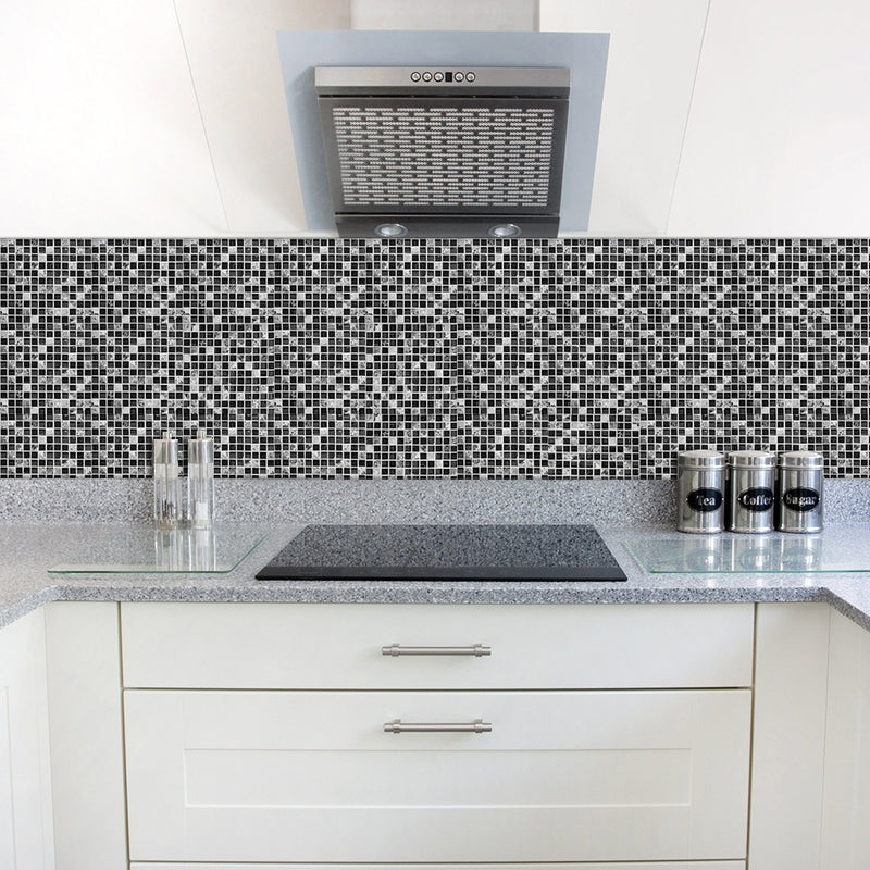 Autoadhesivo cocina mosaico azulejo pegatina Splashback decoración baño adhesivo pared vinilo impermeable PVC papel pintado Panel