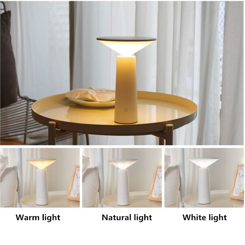 Touch Switch 3 Modes LED Desk Lamp Eye Protection Reading Dimmable USB Led Living Room Bedroom Bedside Table Lamp Night Light