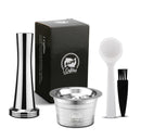 ICafilas Edelstahl nachfüllbare, wiederverwendbare Cafissimo Kaffeekapsel Cafeteira Filter für Caffitaly & Tchibo Classic Maschinen