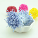 400 Uds 1,5mm cabezas Mini flor estambre pistilo boda decoración Scrapbooking DIY tarjetas artificiales pasteles flores Accesorios