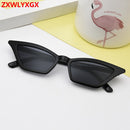 ZXWLYXGX 2020 new cat eye sunglasses women brand design retro colorful transparent colorful fashion cateye sun glasses men UV400