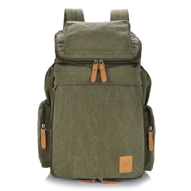 Mochila informal de alta calidad para hombre, mochila de lona a la moda para estudiantes, bolso de hombro escolar, mochila para ordenador portátil, mochilas de viaje grandes coreanas