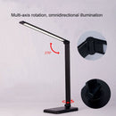 Flexible Tischlampe LED Schreibtischlampe Augenschutz Buchlicht Qi Wireless Charging für Mobiltelefone 5-stufige Helligkeit und Farbe