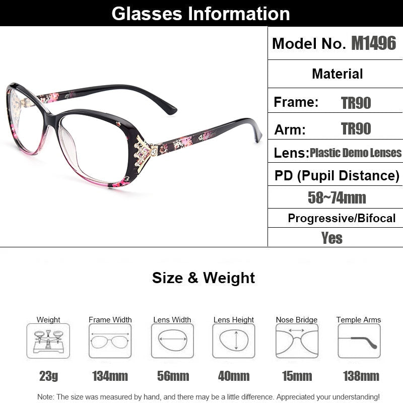 New Arrival Gmei Optical Colorful Women Full Rim Optical Eyeglasses Frames Urltra-Light TR90 Plastic Female Myopia Eyewear M1496
