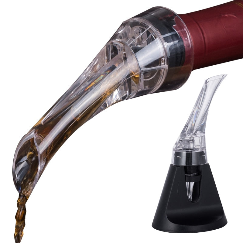 Wine Decanters Pourer - Premium Aerating Pourer and Decanter Spout Wine Pourers Wine Stoppers