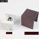 6W/10W LED Wall Lamp Indoor Bedroom Decoration Wall Light Outdoor Garden Lamp Waterproof IP65 Aluminum Brushed Gold/Silver/Brown