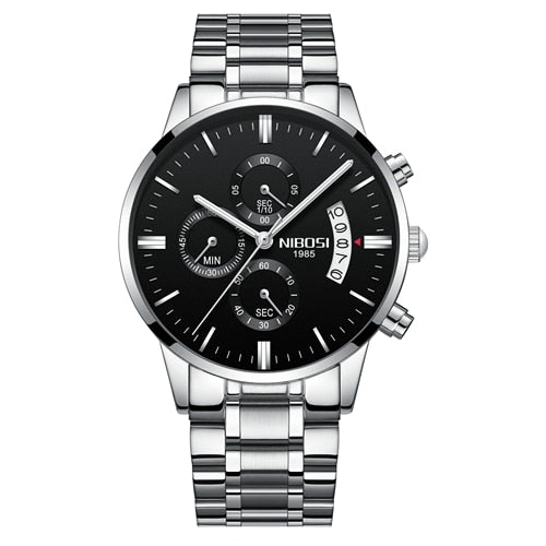 NIBOSI 2022 NewMen Watch Top Brand Fashion Watches Relogio Masculino Military Quartz Wrist Watches Hot Clock Male Sports