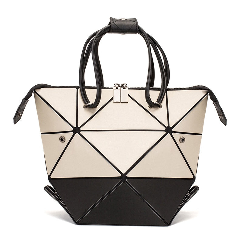 Neue Mode Leuchtende Bao Tasche Frauen Geometrie Handtasche Lässige Weibliche Matte Faltbare Tragetaschen Frauen Diamant Umhängetasche Umhängetasche