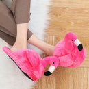 Winter schöne Haus Hausschuhe Chausson Schuhe Damen Flamingo Hausschuhe pantuflas unicornio pantoufle femme warme Baumwollschuhe hy24
