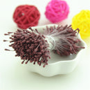 400 Uds 1,5mm cabezas Mini flor estambre pistilo boda decoración Scrapbooking DIY tarjetas artificiales pasteles flores Accesorios