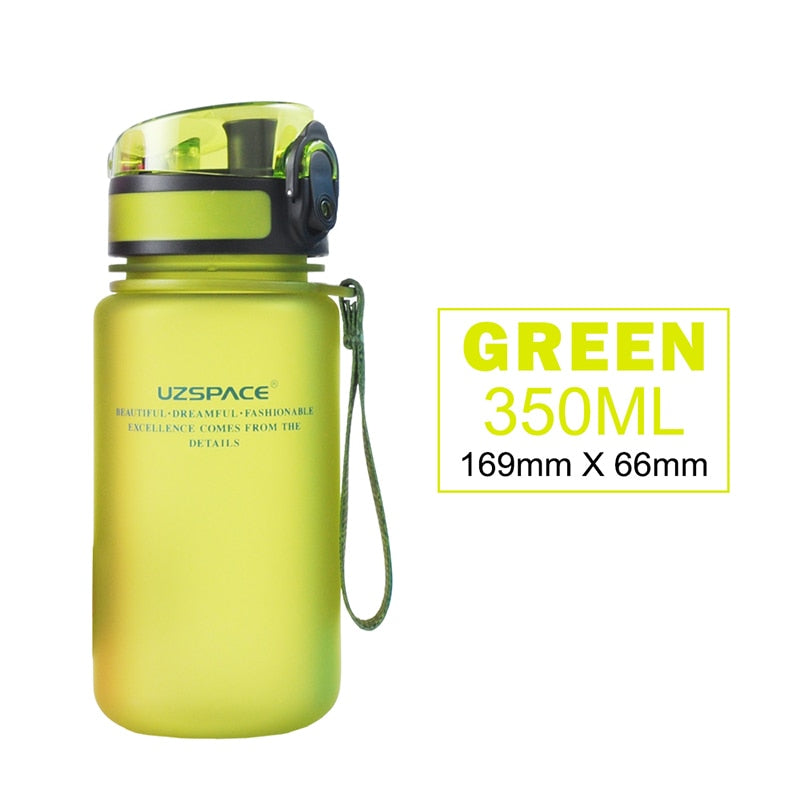 UZSPACE 350 ml Kinderwasserflasche Tritan BPA-frei Kinderwasserflasche auslaufsicher umweltfreundlich geruchsneutrales Kunststoff-Trinkgeschirr