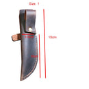 10-18cm Customized handmade manual first layer Crazy horse cowhide Fruit knife sheath, scabbard chef knife cover case