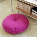 Round Shape 2 Size Cotton Linen Seat Cushion Silk Cotton Core Tatami Cushion Pillow Home Decoration Soft Car Sofa Cushion