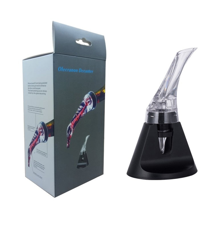 Wine Decanters Pourer - Premium Aerating Pourer and Decanter Spout Wine Pourers Wine Stoppers