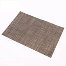 WHQ, 4 Uds., manteles individuales de 40x30cm de PVC, tapete para mesa de comedor, almohadillas para cuencos de disco, posavasos, mantel impermeable, almohadilla antideslizante moderna