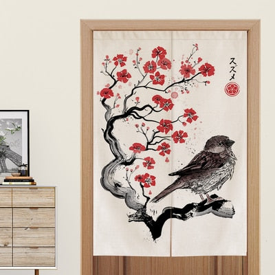 Japanese Style door curtain feng shui bedroom fabric screen bathroom toilet dressing fitting room restaurant decorative curtain