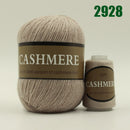 (300g/lot) 6+6 Worsted Cashmere Wool For Knitting Hand Yarn Erdos Machine Knitting Cashmere Knitting Weaving Yarn Free Needles