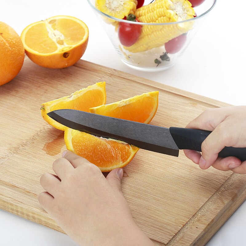 FINDKING High Quality  Zirconia Black Blade 3" 4" 5" 6" inch + Peeler + Covers Ceramic Knife Set Kitchen Professional  knife