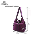 Women Top-handle Shoulder Bag Designer Handbags Nylon Crossbody Bags Female Casual Shopping Tote Messenger Bags