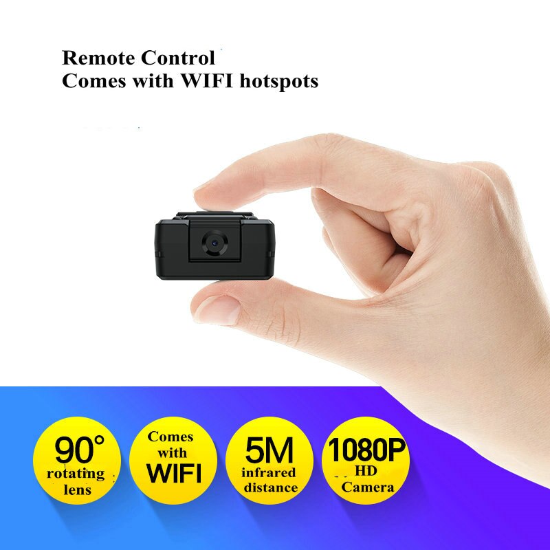 Mini WiFi Kamera HD 1080P Sensor Nachtsicht Camcorder Motion DVR Mikrokamera Sport DV Video Wireless Kleine Kamera Clip Cam