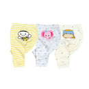 3/6 Pieces Baby Trousers Cotton Autumn Cartoon Animal Print Leggings Boys Girls Long Baby Pants