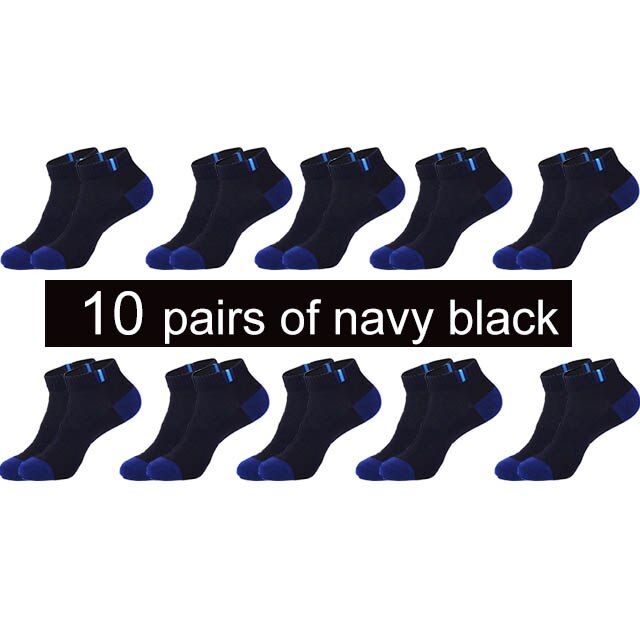 10 Pairs New Spring Summer Cotton Socks Boat Mesh Breathable Men&