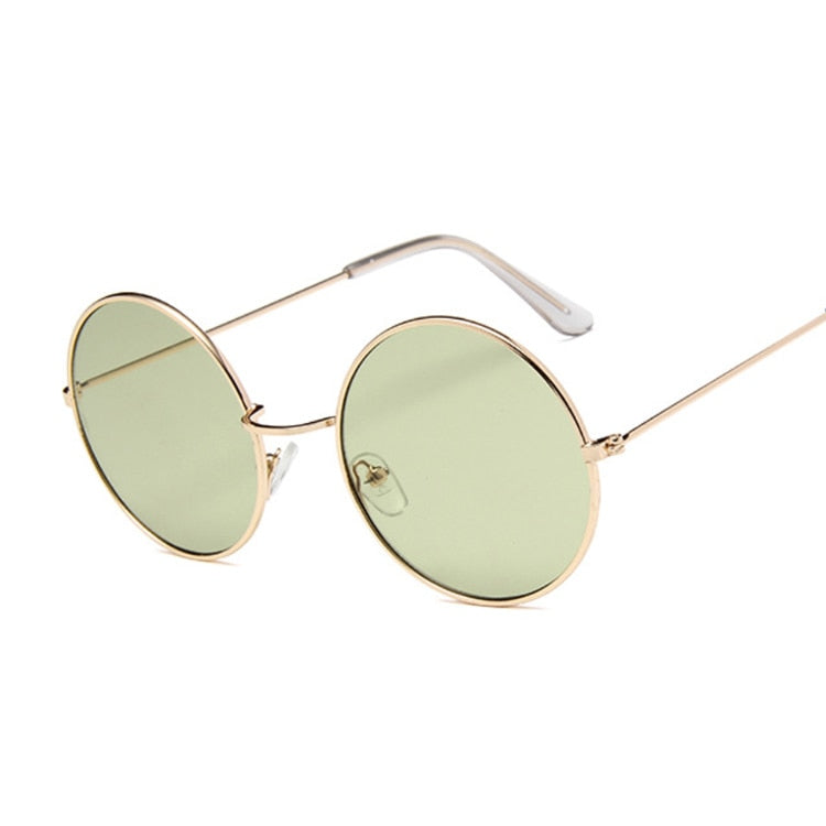 Small Round Sunglasses Women Famous Brand Designer Vintage Sun Glasses Female Retro Personality Metal Eyewear Style