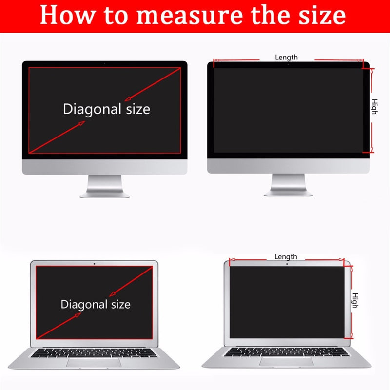 23 inch (509mm*286mm) Privacy Filter Anti-Glare LCD Screen Protective film For 16:9 Widescreen Computer Notebook PC Monitors