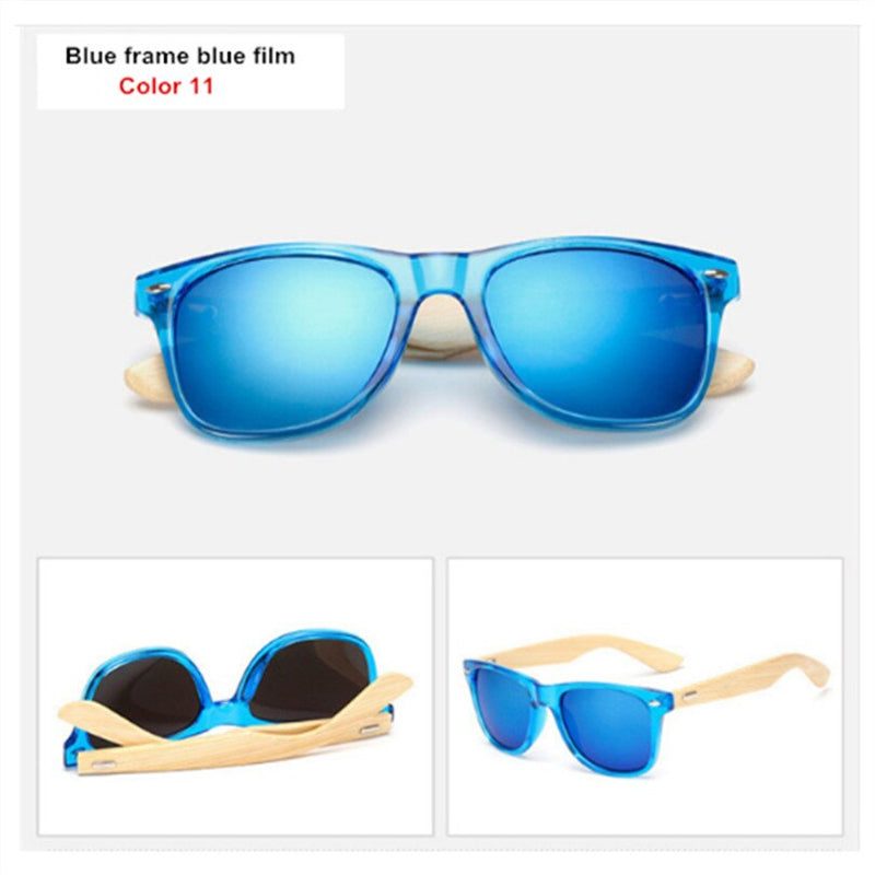 Bambus Sonnenbrille Männer Frauen Reisebrille Sonnenbrille Vintage Holzbein Brillen Mode Marke Design Sonnenbrille Männlich Weiblich