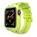 Case with Silicone Strap for Apple Watch Band Series 6 5 4 SE 3 40mm 44mm Sport Bracelet 38mm 42mm WristBand for iWatch Belt