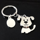Hot Men New Shaking Dog High Quality Metal Key Chain Bag Fashion Accessories New Women Best gift Jewelry K1968