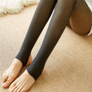 Black Imitation skin Women Tights Winter Pantyhose Transparent Elastic Sexy Tights Warm Thick Pantyhose for Girls Stockings 074