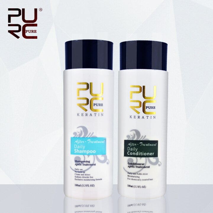 11.11 PURC 100ml Tägliches Shampoo und täglicher Conditioner für die tägliche Anwendung nach der Behandlung sorgen für Glättung und Glanz der Haare